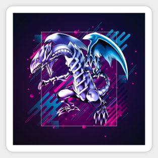 Blue Eyes White Dragon Sticker